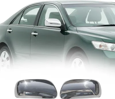 Image de Coques de Rétroviseurs pour Toyota Camry XV40 2006-2011 en Acier Chromé Argent