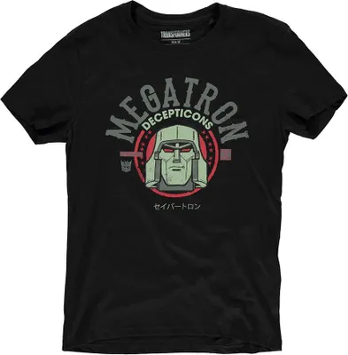 Produktbild von Hasbro - Transformers Decepticons Megatron Herren Medium T-Shirt - Schwarz