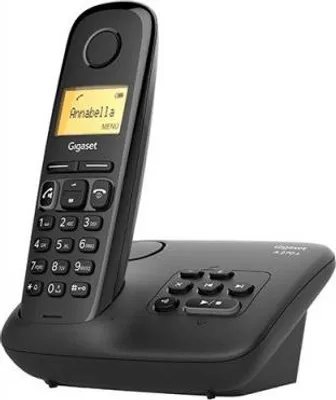 Image de Gigaset A270A Black DECT Phone avec répondeur, haut-parleur et identification de l'appelant