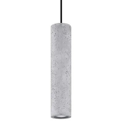 Zdjęcie produktu dla Lampa wisząca LUVO czarno-szara 1xGU10x40W beton architektoniczny wym:100x8x8cm IP20 Sollux Lighting