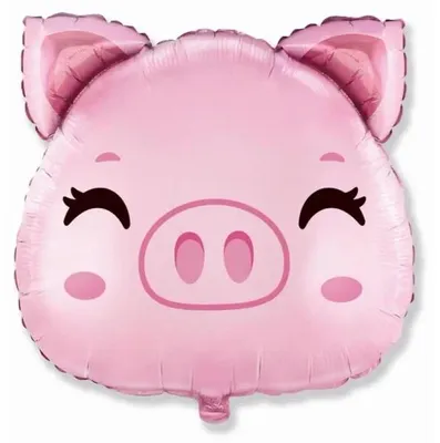 Produktbild von Folienballon "Schweinchen", 60 cm - Godan