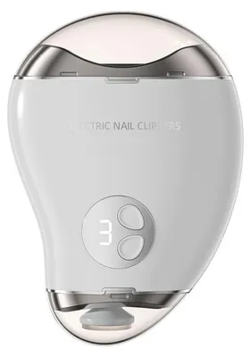 Produktbild von Elektrischer Nageltrimmer 2in1 Nagelpflege Gerät mit LED Licht, Baby & Senioren sicher, leise Nagelfeile für Maniküre & Pediküre USB-C