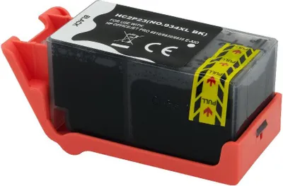 Produktbild von black Tinte/Tintenpatrone 4.1-C2P23AE-BULK [ mit Chip ]  kompatibel mit HP C2P23AE [ 934XL ]  Seiten: 2.200
