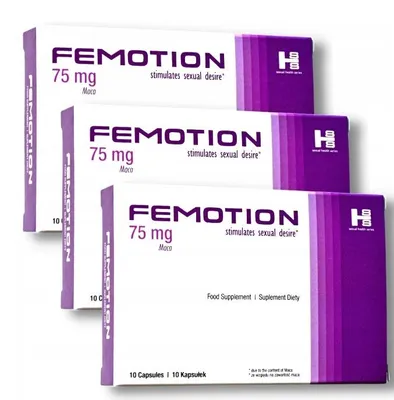Productafbeelding van Femotion voedingssupplement voor seksuele gezondheid, 10 capsules