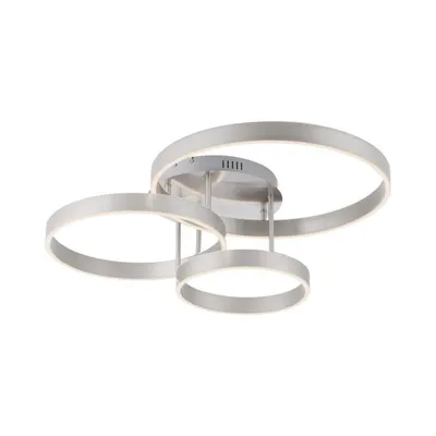 Produktbild von JUST LIGHT LILLUTI LED Deckenleuchte Warmweiss 26W 2-fach Silber/Weiß 15157-55