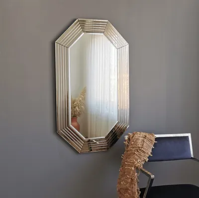 Image de Skye Decor, A312D- A312DNOS, Bronze, Miroir mural, 100x60 cm, 100 % MDF