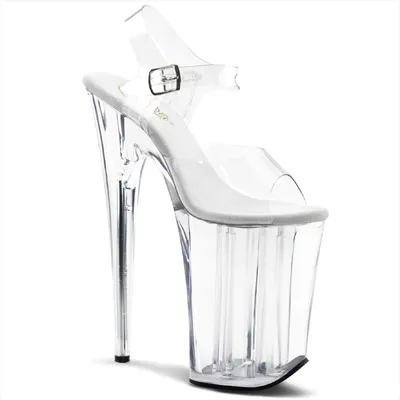 Produktbild von INFINITY-908 Damen Sandale von Pleaser, Transparent , EU 38, US 8