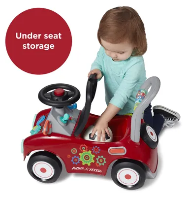 Zdjęcie produktu dla Radio Flyer Busy Buggy 603Z — jeździk / chodzik 3-w-1 dla dzieci 1-3 lat (17 aktywności sensorycznych)