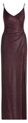 Produktbild von VM by Vera Mont Abendkleid Lang, V-Ausschnitt, verstellbare Träger, 154 cm Gesamtlänge