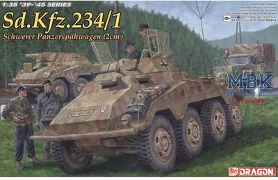 Obrázok produktu pre DRAGON 6298 Sd.Kfz.234 / 1 Panzerspähwagen 2cm 2025 Verzia