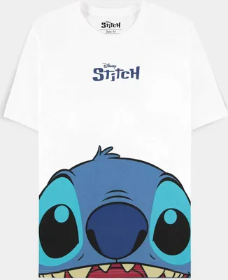 Obrázok produktu pre DIFUZED Disney Lilo & Stitch - Stitch, Tričko, Dospelý, Uni, Modrá, Biela, Obrázok, L