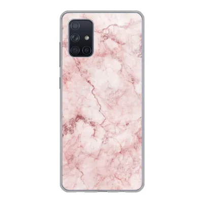 Produktbild von MuchoWow® Handyhülle Schutzhülle Hülle für Samsung Galaxy A51 5G Marmor - Rosa - Luxus Silikon Softcase Handy Hülle - Abbildung