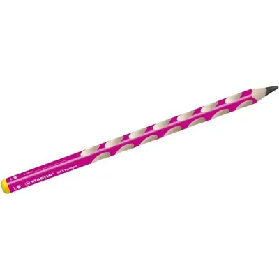 Produktbild von Ergonomischer Dreikant-Bleistift für Linkshänder - STABILO EASYgraph in pink - Einzelstift - Härtegrad 2B