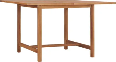 Image de Maison Exclusive - Table à dîner de jardin 110x110x75 cm Bois massif de teck