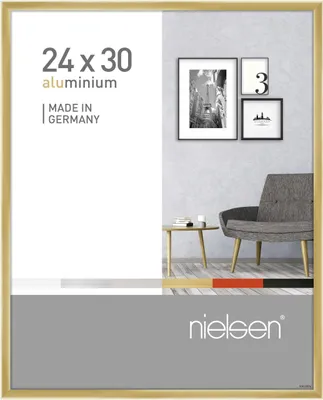 Produktbild von nielsen Aluminium Bilderrahmen Pixel, 24x30 cm, Gold