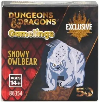 Immagine prodotto di Gettoni in legno Snowy Owlbear per D&D Gamelings