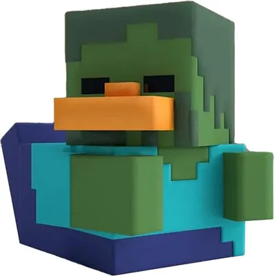 Produktbild von Minecraft - "TUBBZ" Gummiente, Zombie CD1129 (Einheitsgröße) (Grün)