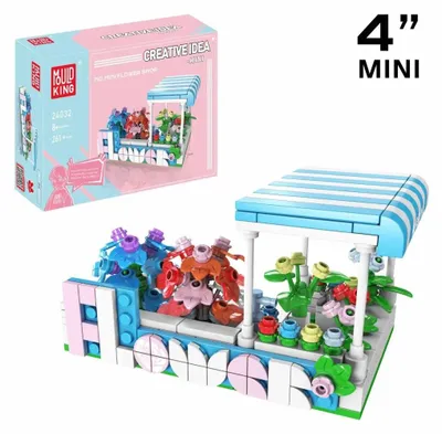 Produktbild von Mn Kwacarna Mold King 24032 Blumen Bausatz 269 Teile