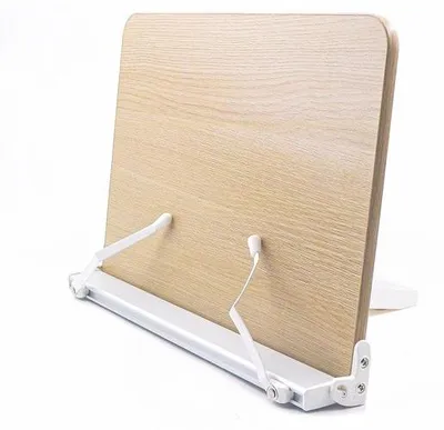 Image de Porte-livres de cuisine modulable - support pour livres - bois d'hévéa