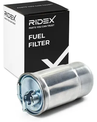 Produktbild von Kraftstofffilter RIDEX 9F0002 für VW Golf IV Schrägheck (1J1) Leitungsfilter