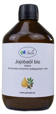 Produktbild von Kaltgepresstes Jojobaöl, 500 ml, in Glasflasche