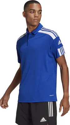 Produktbild von Adidas Squadra 21 Poloshirt Herren - Royal / Weiß