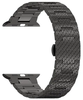 Obrázek produktu pro Techsuit řemínek 32 mm (W052) pro Apple Watch 1/2/3/4/5/6/7/8/9/10/SE/SE 2 (38/40/41/42 mm) – černý