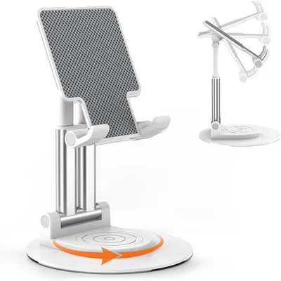 Produktbild von Famanu Mobile Telefonständer, verstellbar, 360° drehbar - Weiß