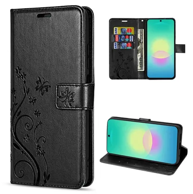 Produktbild von Handy Tasche für Samsung Galaxy A27 Hülle Handyhülle Klapphülle Wallet Case Schwarz