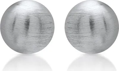 Produktbild von Ohrstecker aus Silber, mattiert - SE0303