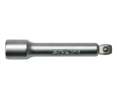Zdjęcie produktu dla Yato YT-1249, Pojedynczy artykuł, Przedłużacz, Stal chromowo-wanadowa, 1/2", Chrom, 76 mm