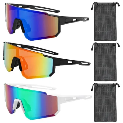 Produktbild von Polarisierte Sonnenbrillenset mit 3 Stück, UV400-Schutz