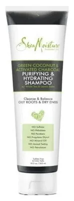 Obrázok produktu pre Šampón Shea Moisture s zeleným kokosovým uhlím, 10,3 oz