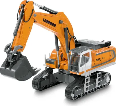 Immagine prodotto di SIKU 6740 Escavatore cingolato Liebherr R980 SME e modulo di controllo remoto