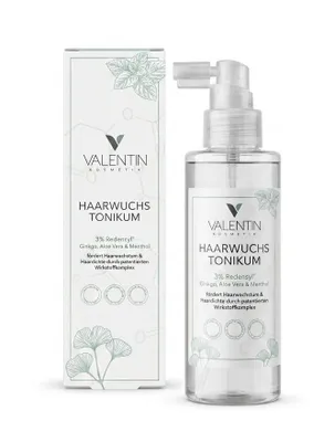 Produktbild von VALENTIN Kosmetik Haarwuchstonikum mit 3% Redensyl - Koffein, Ginkgo Biloba und Aloe Vera 150 ml