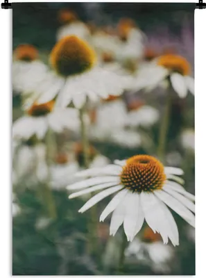 Produktbild von MuchoWow® Wandteppich Wandbehang Blumen - Herbst - Botanisch 90x135 cm Tapisserie Dekoration Wandtuch - Baumwolle - Wandskulptur