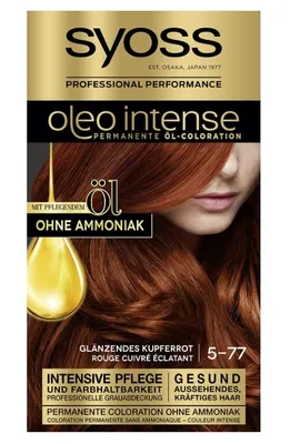Produktbild von Syoss, Oleo Intense, Haarfarbe, leuchtendes Kupferrot, 115 ml