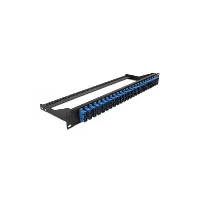 Produktbild von Delock 19 Zoll LWL Patchpanel 24 Port SC Duplex blau