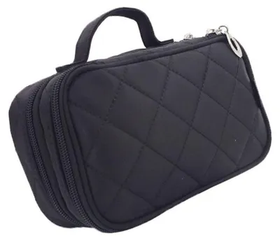 Immagine prodotto di Borsa da viaggio per il trucco con specchio, impermeabile e a due scomparti