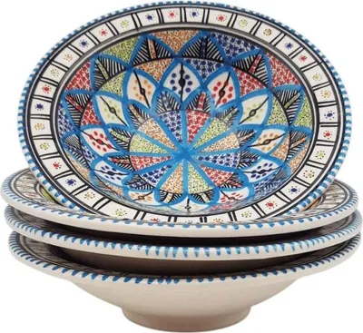 Immagine prodotto di Set di 4 piatti fondi Tebsi Bakir Royal - P 23 cm