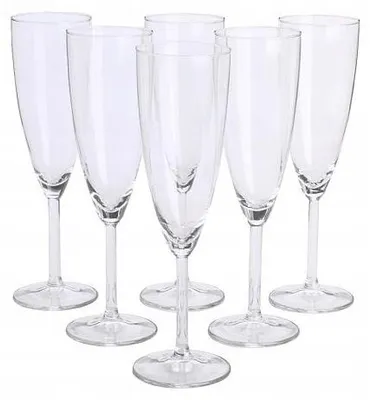 Produktbild von IKEA SVALKA Sektglas klares Glas 6er Set