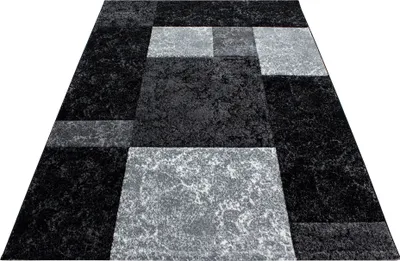 Produktbild von Ayyildiz | Moderner Teppich - Geometrisch - Abstrakt Design - Kurzflor Wohnzimmer - grau - 230 cm x 160 cm
