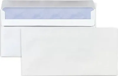 Zdjęcie produktu dla 400 kopert z białego papieru - 11 x 22 cm