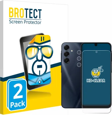 Produktbild von 2x Für Samsung Galaxy A16 5G (Display+Kamera) Schutzfolie BROTECT Displayschutz Display Schutz Folie Klar Transparent
