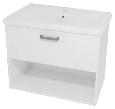 Imagen del producto de Mueble Kolpa EVELIN con lavabo, modelo OUE 80 II, color blanco