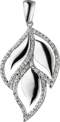 Produktbild von JOBO Anhänger 925 Sterling Silber 81 Zirkonia Silberanhänger