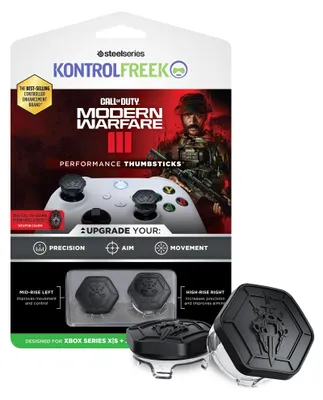 Produktbild von KontrolFreek Call of Duty: Modern Warfare III Performance Thumbsticks für Xbox One (XB1) und Xbox Series X (XBX) | 1 High-Rise, 1 Mid-Rise | Schwarz/Transparent