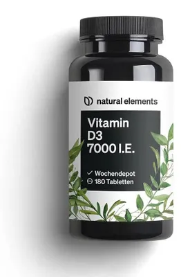 Produktbild von Vitamin D3 7000 I.E. Tabletten - 180  Tabletten_für 12 Monate