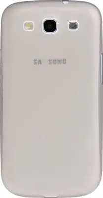 Produktbild von Schutzhülle Case Ultra Dünn 0,3mm für Handy Samsung Galaxy S3 i9300 / i9305 / S3 NEO i9301 Grau Transparent