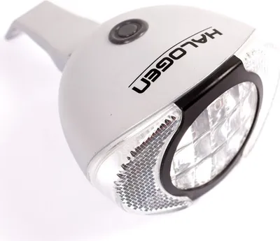 Produktbild von Halogen Beleuchtung Scheinwerfer Fahrradlicht Reflektor Nabendynamo front light silver